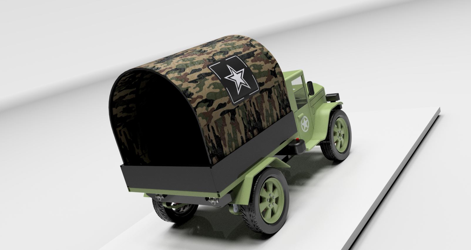 47-老式J用卡车 3d模型图纸